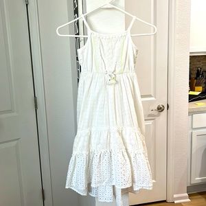 Girls spaghetti strap dress. Mid length